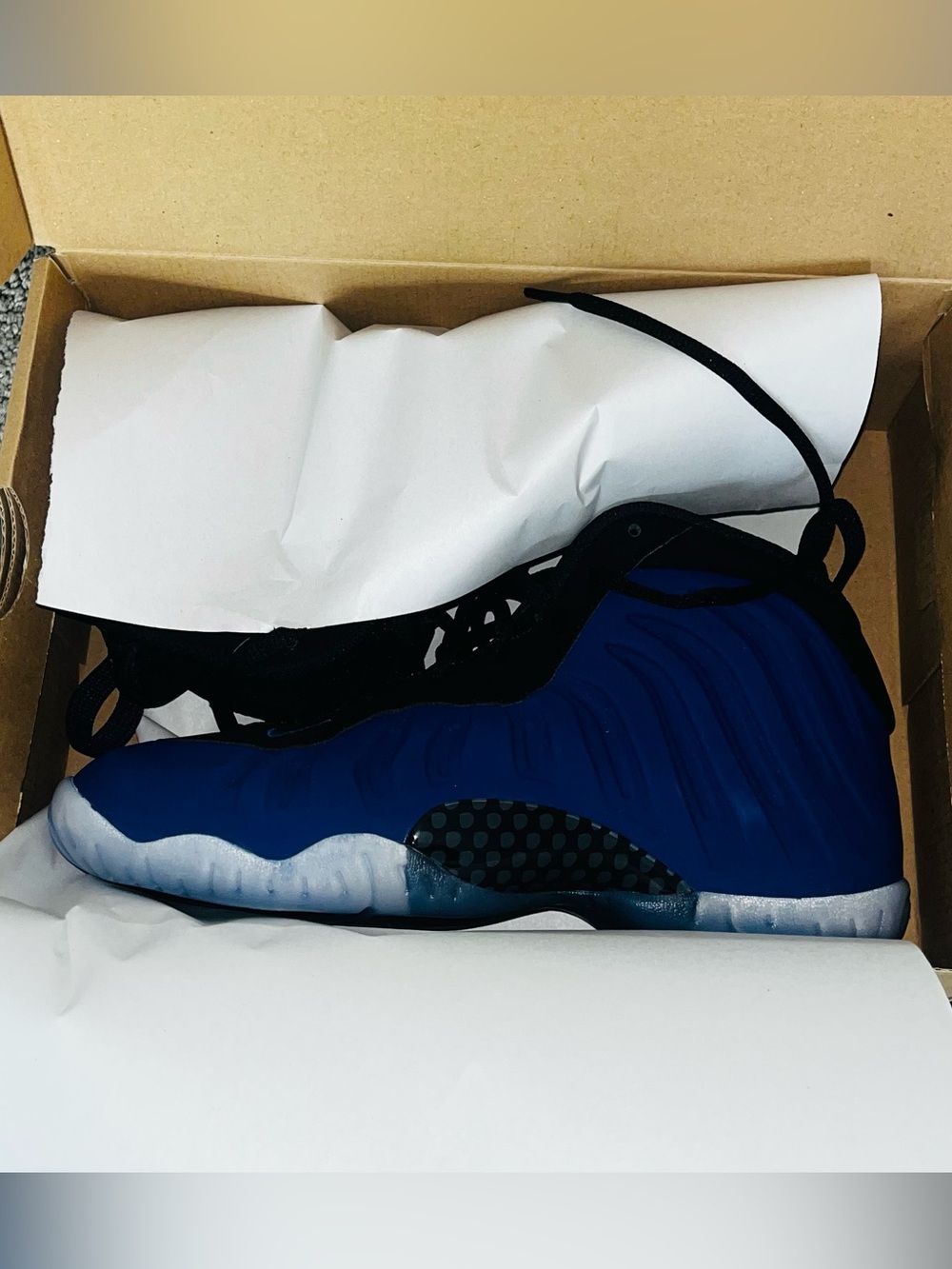 ✨NEW✨Nike Foamposite One (Deep Blue), Youth (Men’s) Size 6 / Women’s 7.5.